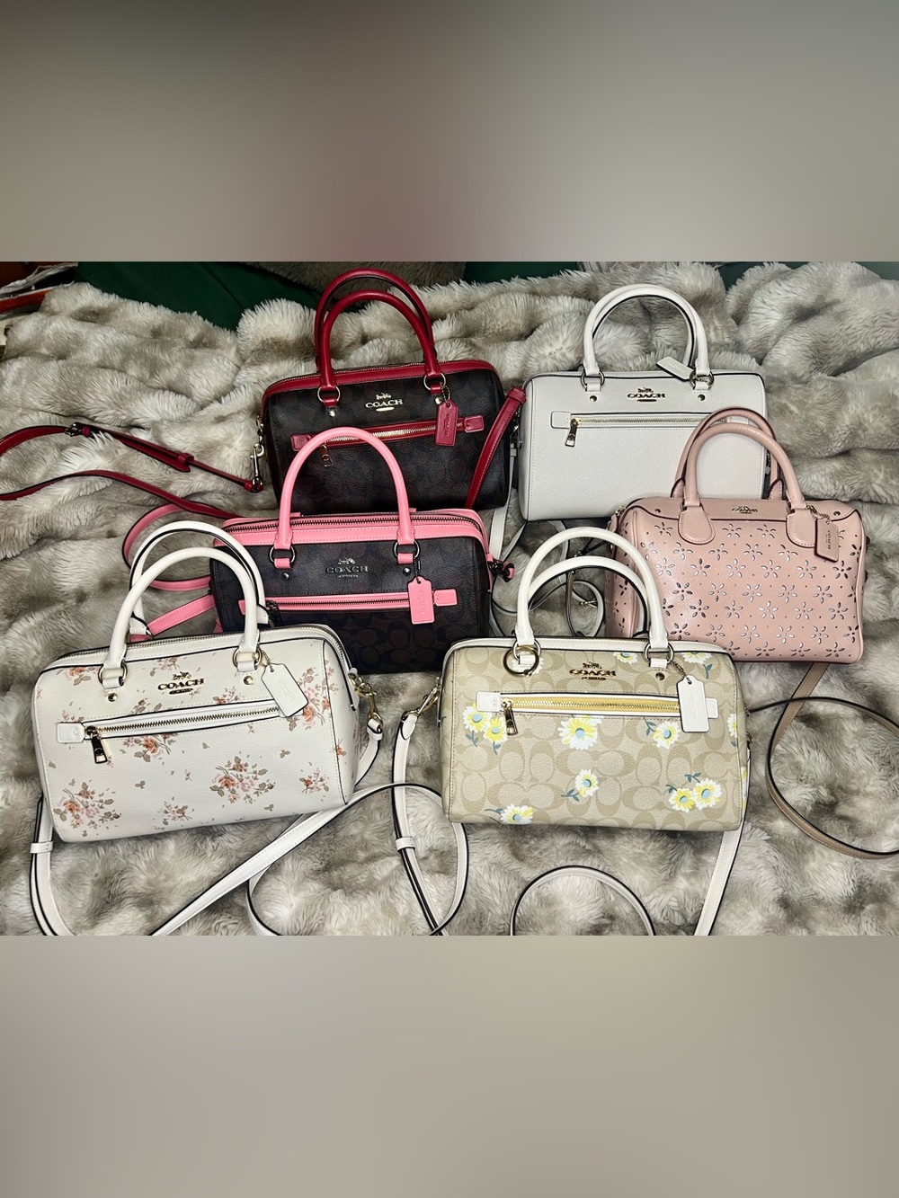 Authentic Coach Assorted Med Rowan Satchels - Individually Priced (MSRP $398)